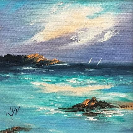 Pintura Caprices du temps 1 por Lyn | Pintura Figurativo Aceite Paisajes