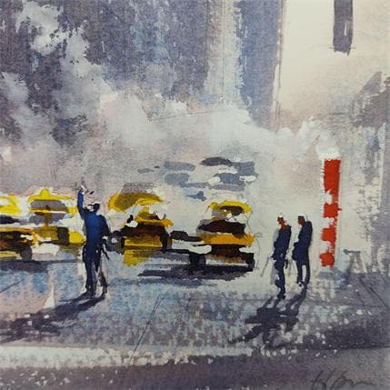 Peinture Jan 23 par Jones Henry | Tableau Figuratif Aquarelle Urbain