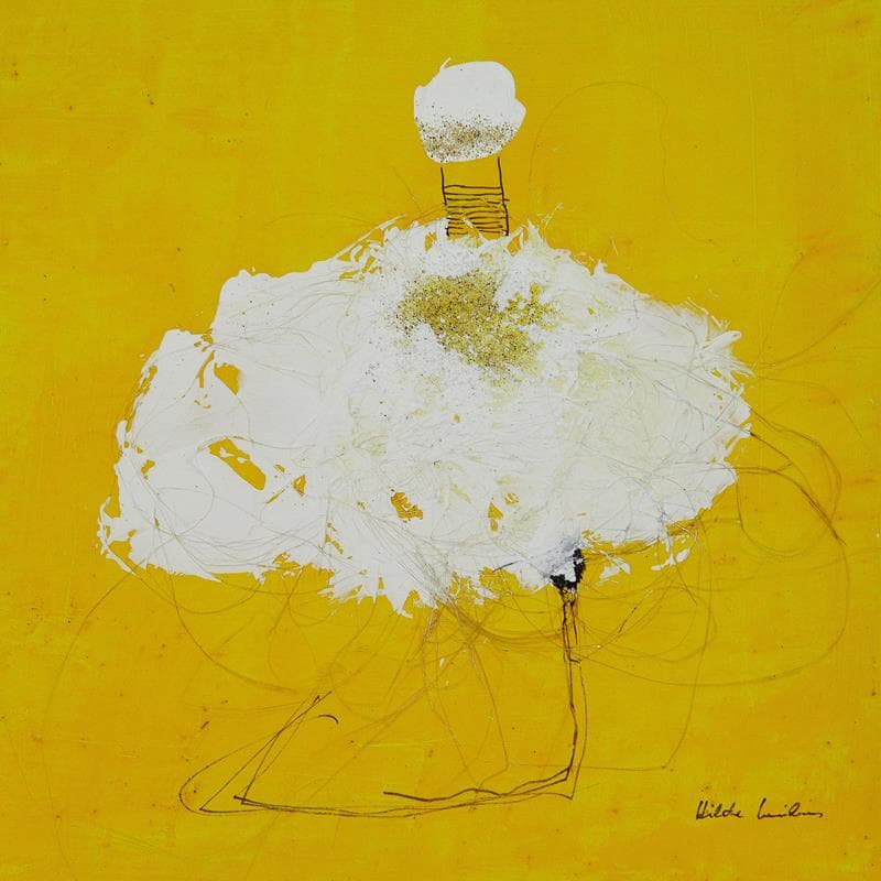 Peinture N159 par Wilms Hilde | Tableau Abstrait Minimaliste