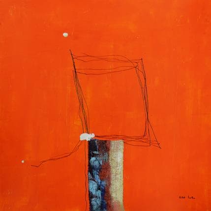 Peinture N165 par Wilms Hilde | Tableau Abstrait Minimaliste