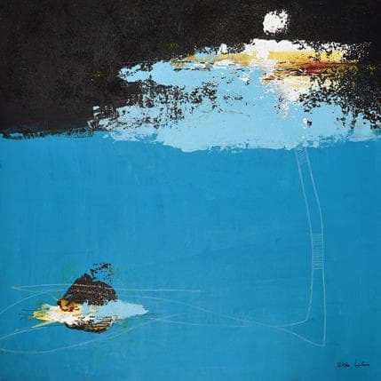 Peinture N 163 par Wilms Hilde | Tableau Abstrait Minimaliste