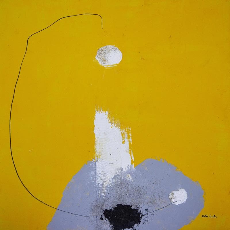 Peinture N 162 par Wilms Hilde | Tableau Abstrait Minimaliste