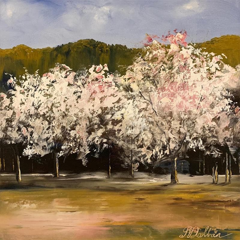 Gemälde BEAU DIMANCHE von Dalban Rose | Gemälde Abstrakt Landschaften Öl