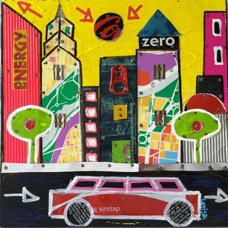 Peinture SUNNY DAY par Lovisa | Tableau Pop-art Icones Pop