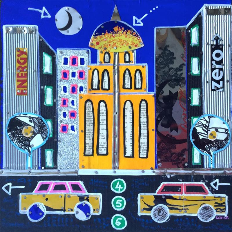 Painting BLACK MOON by Lovisa | Painting Pop-art Pop icons