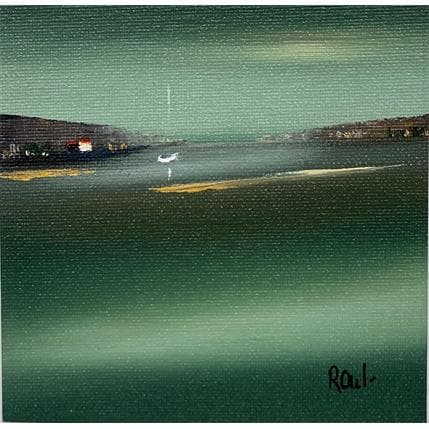 Peinture Evasion 28 par Roussel Marie-Ange et Fanny | Tableau Figuratif Huile Marine, Paysages