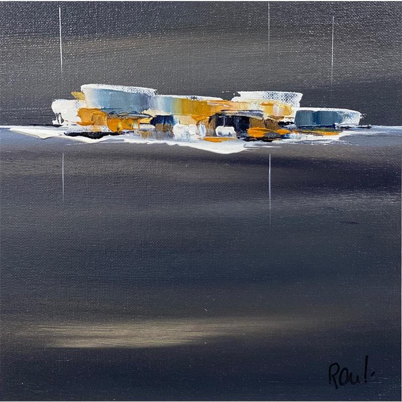 Peinture Impressions nocturnes 28 par Roussel Marie-Ange et Fanny | Tableau Figuratif Paysages Marine Huile