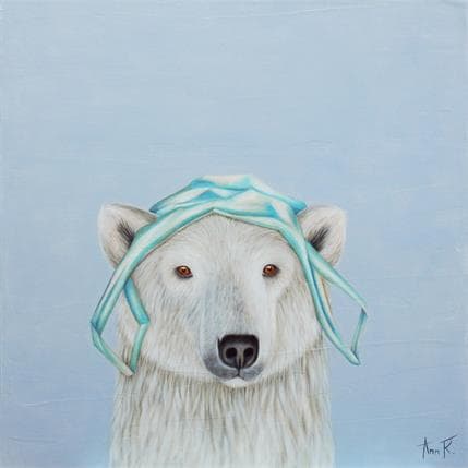 Peinture J'AI UN REVE 4 par Ann R | Tableau Art naïf Huile Animaux