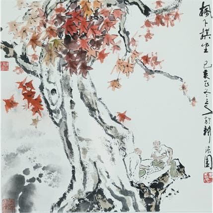 Painting Beauty by Sanqian | Painting Figurative Oil Life style