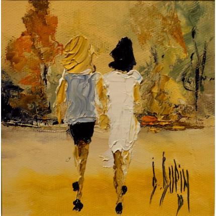 Painting La blonde et la brune by Dupin Dominique | Painting  Oil