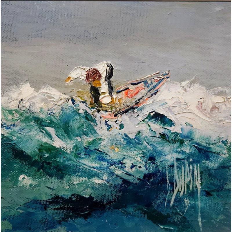 Painting Toujours en tête by Dupin Dominique | Painting Figurative Oil