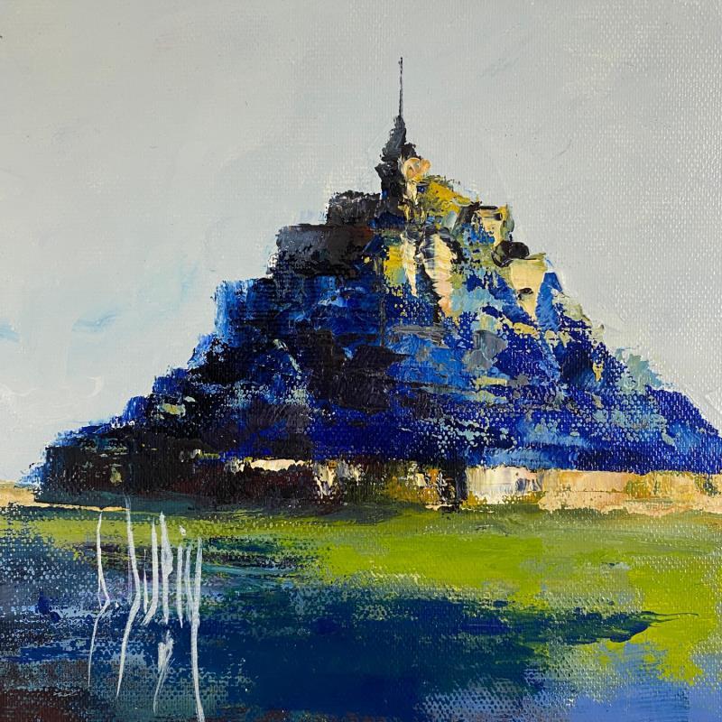 Painting Au péril de la mer by Dupin Dominique | Painting Figurative Landscapes Oil