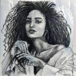 Peinture Crystal par Vacaru Nicoleta  | Tableau Figuratif Portraits