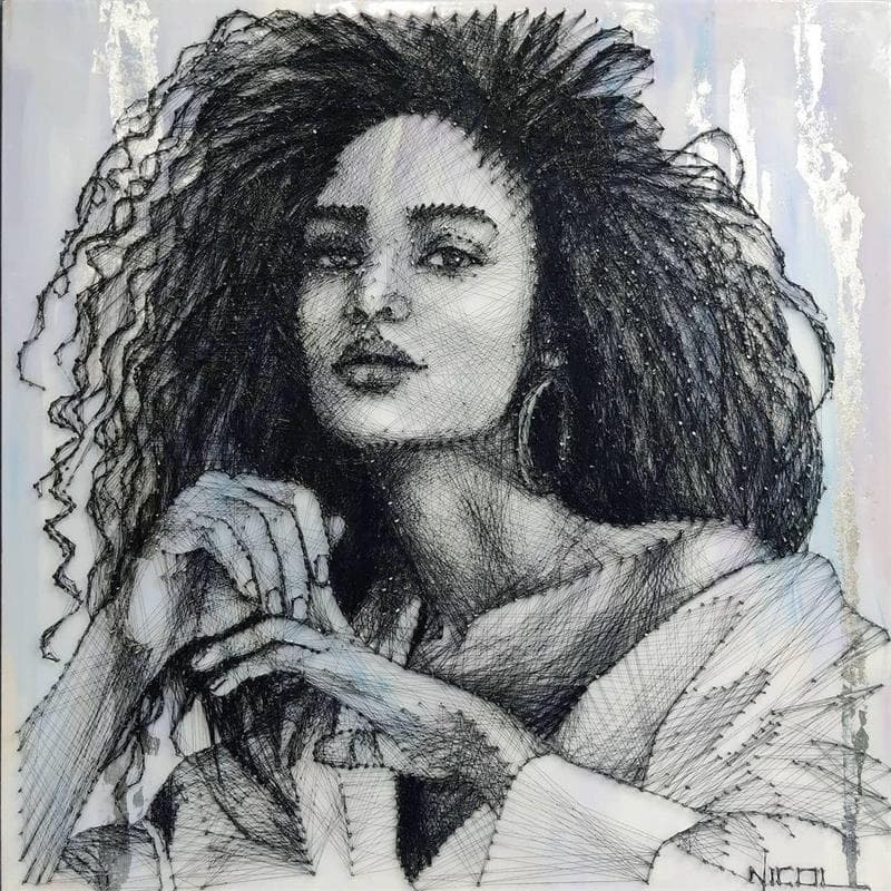 Peinture Crystal par Vacaru Nicoleta  | Tableau Figuratif Portraits