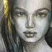 Peinture Skye par Vacaru Nicoleta  | Tableau Figuratif Portraits Acrylique