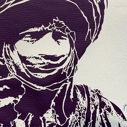 Gemälde Tuareg Life von Louafi Valentine | Gemälde Figurativ Öl Pop-Ikonen, Porträt