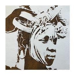 Painting Fashion by Louafi Valentine | Painting Figurative Portrait