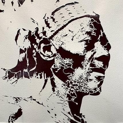 Peinture Babuka par Louafi Valentine | Tableau Figuratif Portraits