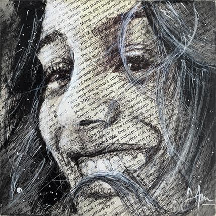 Painting This smile by S4m | Painting Street art Acrylic Portrait