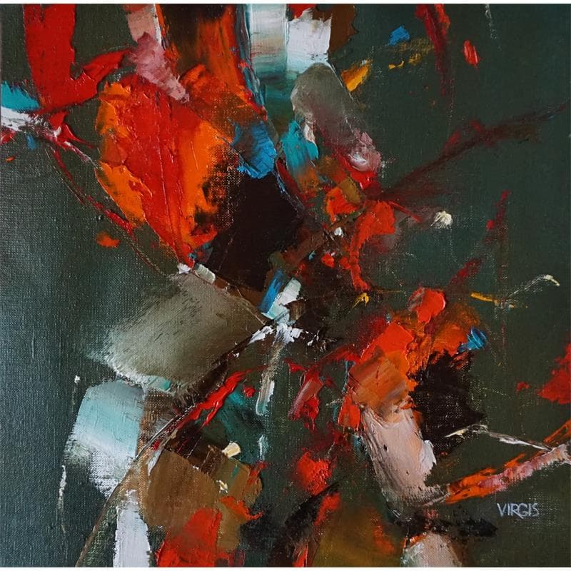 Gemälde SENSATION von Virgis | Gemälde Abstrakt Minimalistisch Öl
