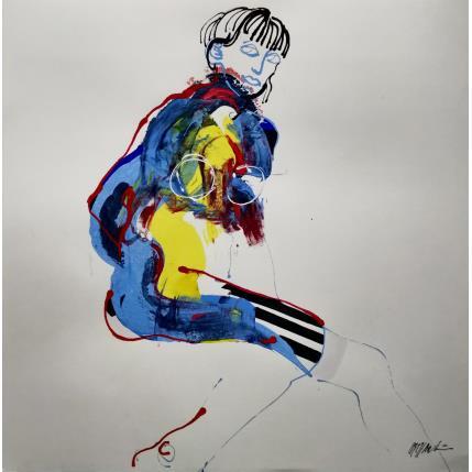 Peinture 5140 par Cressanne | Tableau Art Singulier Acrylique Nu