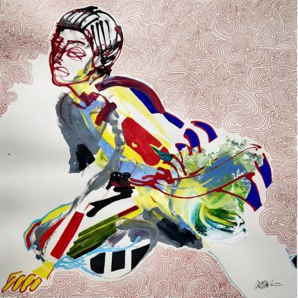 Peinture 5028 par Cressanne | Tableau Art Singulier Acrylique Nu