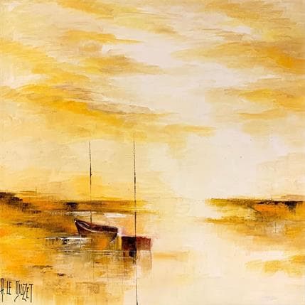 Painting Composing 22 by Le Diuzet Albert | Painting Oil