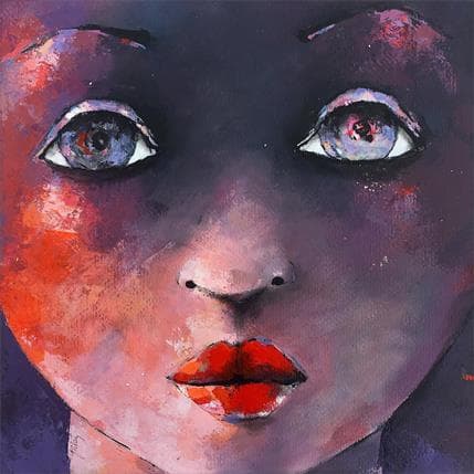 Peinture PM.21 par Abiy | Tableau Art naïf Huile Portraits