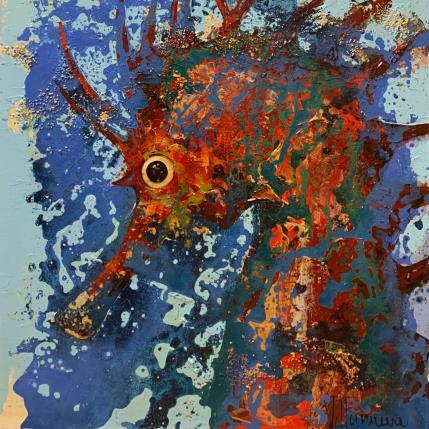 Peinture Caballo par Villanueva Puigdelliura Natalia | Tableau  Huile