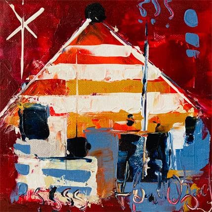 Painting Matchu Pichu by Bastide d´Izard Armelle | Painting Figurative Oil Landscapes