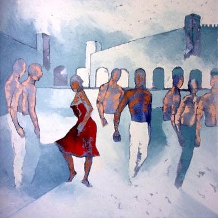 Peinture Carmen par Malfreyt Corinne | Tableau Figuratif Huile scènes de vie