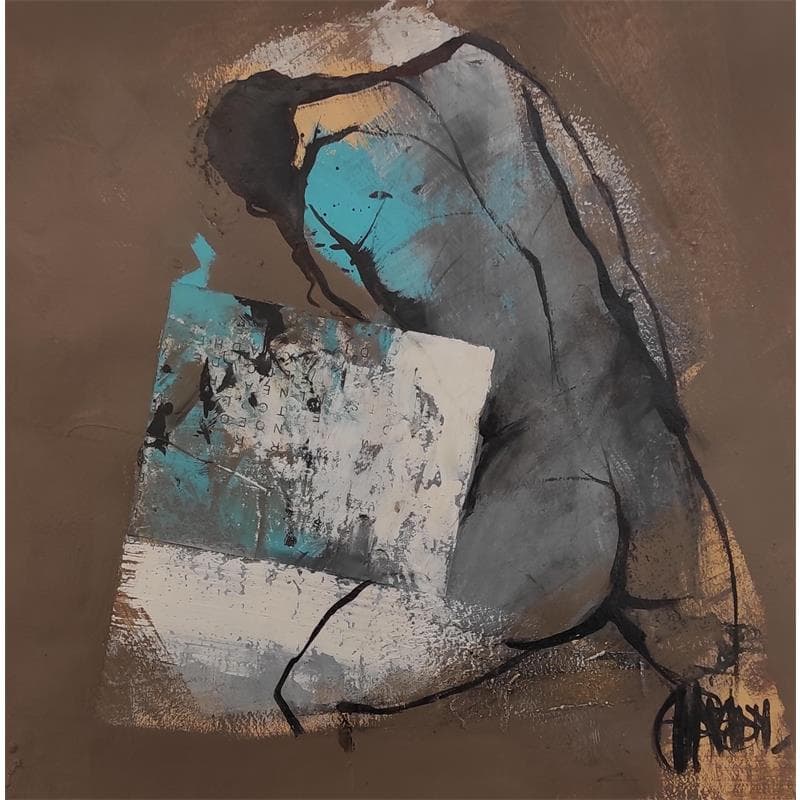 Peinture Graphique 1 par Chaperon Martine | Tableau Figuratif Nu Acrylique