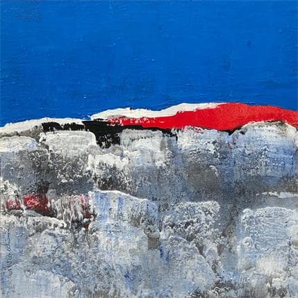 Peinture V332 par Moracchini Laurence | Tableau Abstrait Acrylique Minimaliste