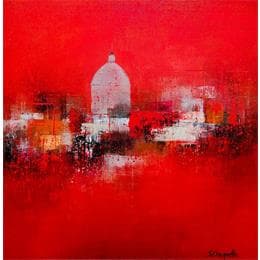 Peinture FOCUS par Coupette Steffi | Tableau Abstrait Acrylique Urbain