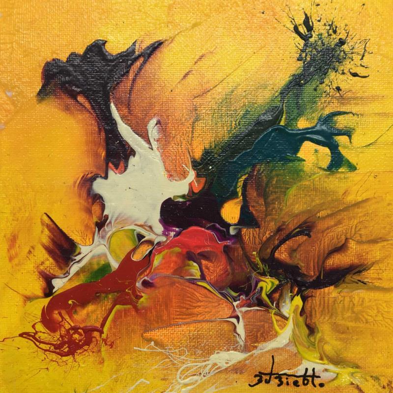 Peinture 18.03.45 par Zdzieblo Thierry | Tableau Abstrait Minimaliste Acrylique