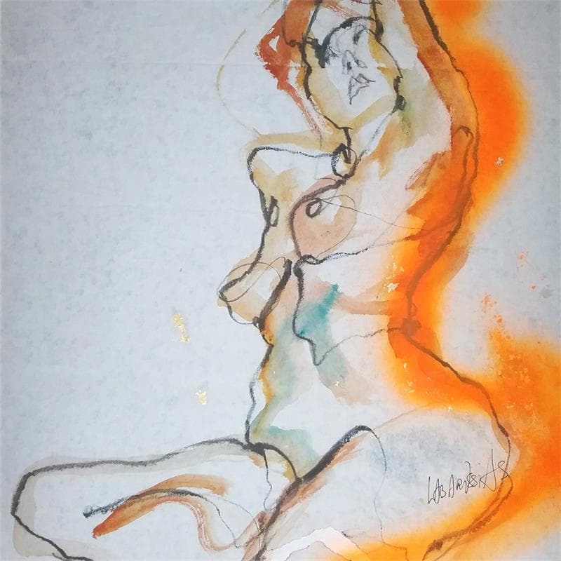 Painting Antigone by Labarussias | Painting Figurative Nude