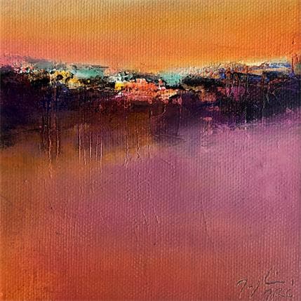 Pintura Sweet piccolo S-2-1004 por Mercier Maryline | Pintura Abstracto Aceite Minimalista