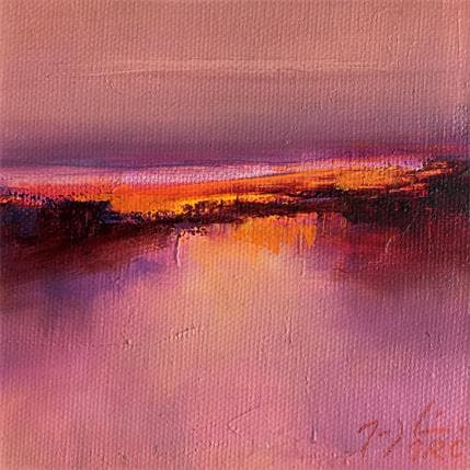 Pintura Sweet piccolo S-2-1001 por Mercier Maryline | Pintura Abstracto Aceite Minimalista