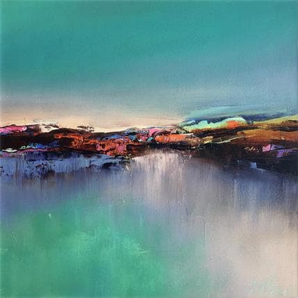 Pintura Brainstorming S-2-3003 por Mercier Maryline | Pintura Abstracto Aceite Minimalista