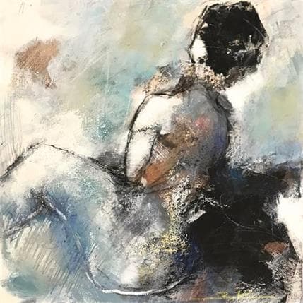 Painting Déséquilibre temporaire by Kerbastard Béatrice | Painting Figurative Acrylic Nude