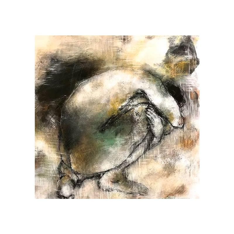 Pintura Une année particulière por Kerbastard Béatrice | Pintura Figurativo Desnudo Acrílico