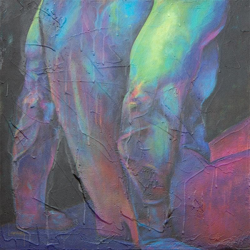 Peinture NHa par Loussouarn Michèle | Tableau Figuratif Nu Aquarelle Acrylique