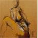 Painting Nina by Sahuc François | Painting Figurative Nude Acrylic