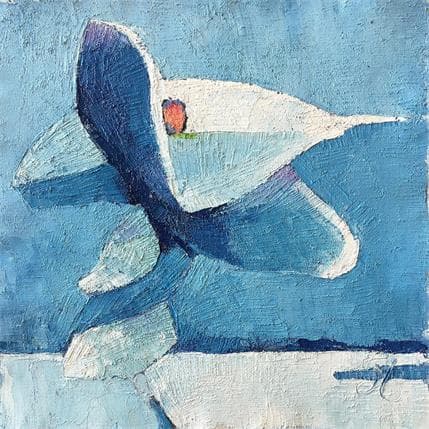 Painting Loïe, l'hiver by Malfreyt Corinne | Painting Figurative Oil Life style