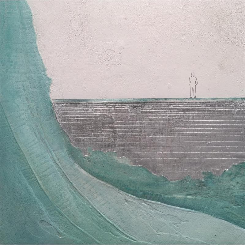 Peinture Narciso par Roma Gaia | Tableau Art Singulier Minimaliste