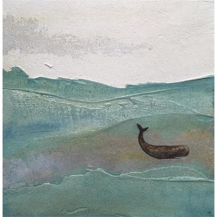 Peinture Torna a casa par Roma Gaia | Tableau Art Singulier Marine, Minimaliste