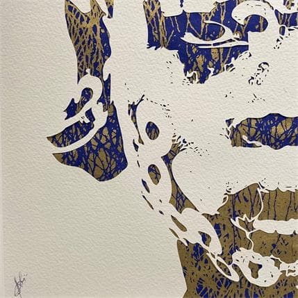 Gemälde I am von Louafi Valentine | Gemälde Figurativ Pop-Ikonen, Porträt