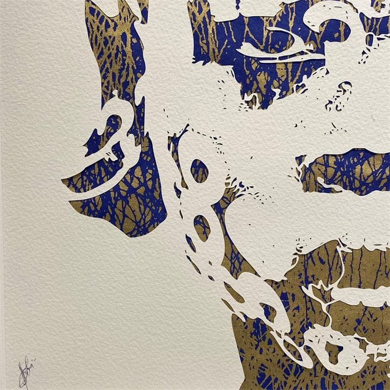 Gemälde I am von Louafi Valentine | Gemälde Figurativ Porträt