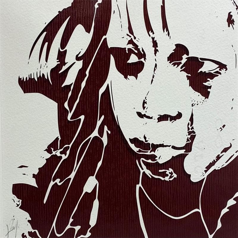 Gemälde Eye to eye von Louafi Valentine | Gemälde Figurativ Porträt