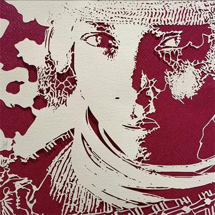 Peinture Bonda girl par Louafi Valentine | Tableau Figuratif Portraits